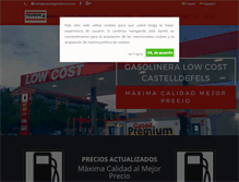 Tablet Screenshot of lowcostgasolinera.com